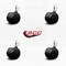 Service Caster 2'' Office Chair Casters Nylon Twin Wheel 3/8 Threaded Stem , 4PK SCC-UHTS02S50-NYS-381634-4 - alternate 2